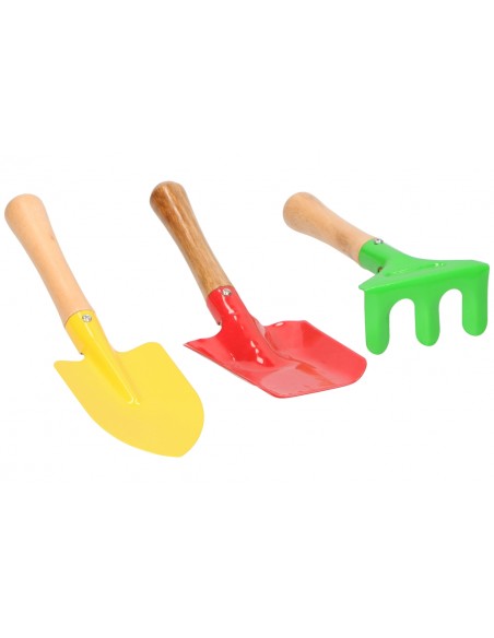 Herramientas de jardín de metal infantiles