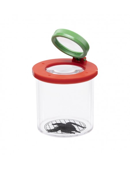 Pot d'insectes amb lupa de joguina