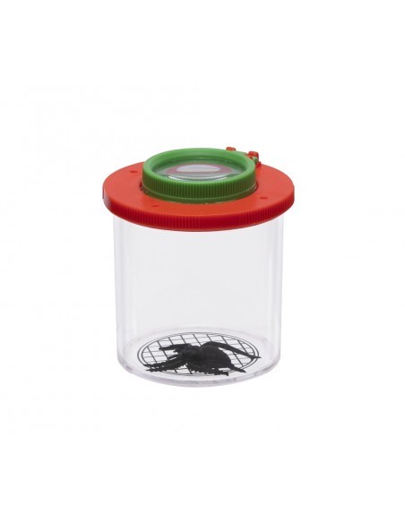 Pot d'insectes amb lupa de joguina