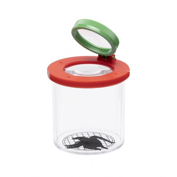 Pot d'insectes amb lupa de joguina