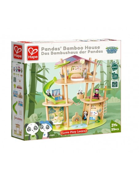 Casa de bambú dels ossos panda