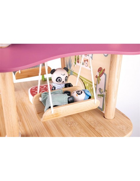 Casa de bambú dels ossos panda