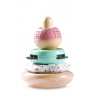 Torre apilable tambaleante