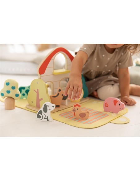 Granja de fusta amb animals Faith