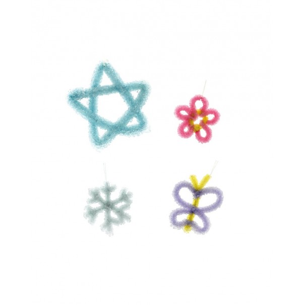 Manualidad - Limpiapipas de cristales