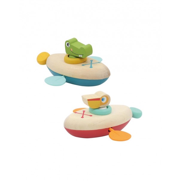 Canoa d'aigua mecànica amb animal