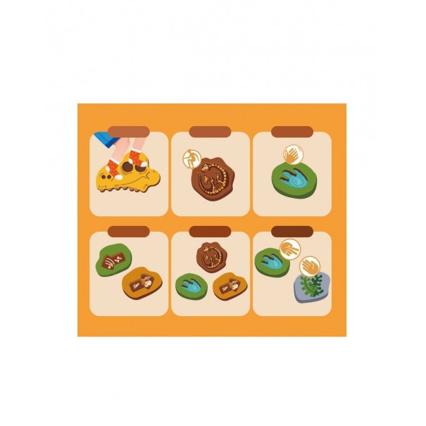 Juego de la rayuela - Dinosaurios