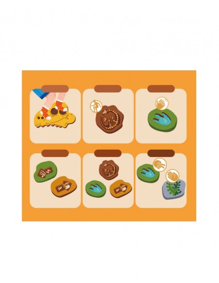 Juego de la rayuela - Dinosaurios