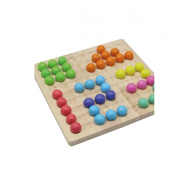 Joc de manipulació amb peces de colors