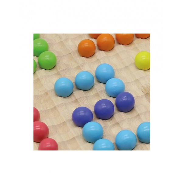 Joc de manipulació amb peces de colors