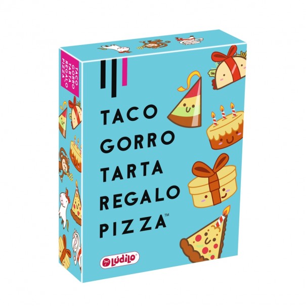 Taco, gorro, pastel, regalo, pizza -...