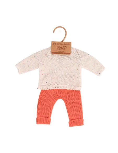 Conjunt roba de punt per a nina - 38 cm