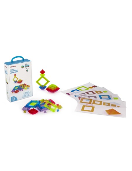 Piràmide translúcida per a taules de llum