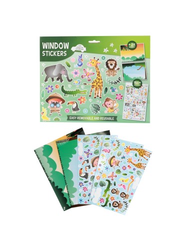Stickers reutilizables para la ventana