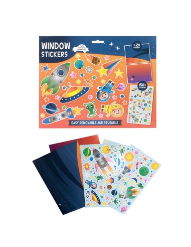Stickers reutilizables para la ventana