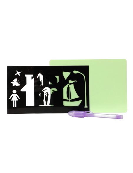 Pizarra invisible A5 - Brilla en la oscuridad