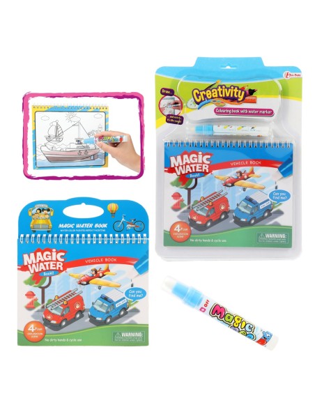 Pintar con agua - Vehículos