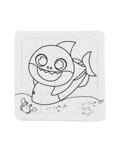 Puzles para pintar con rotuladores -...