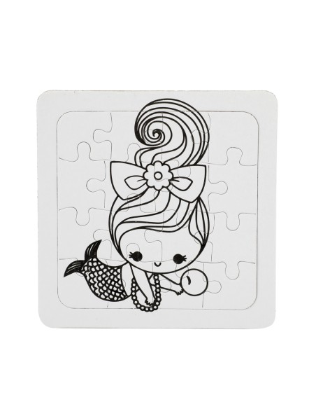 Puzles para pintar con rotuladores - 20 pzs.