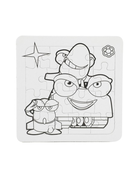 Puzles para pintar con rotuladores - 20 pzs.