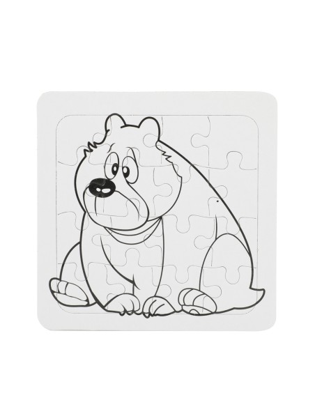 Puzles para pintar con rotuladores - 20 pzs.