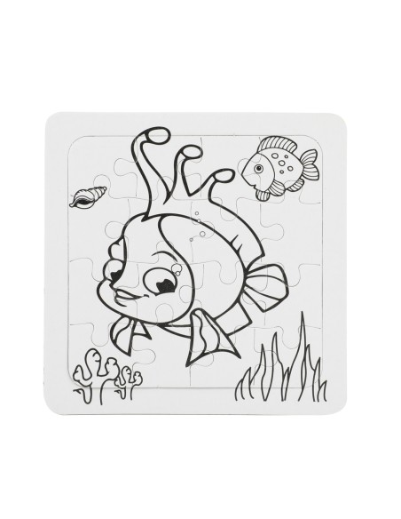 Puzles para pintar con rotuladores - 20 pzs.