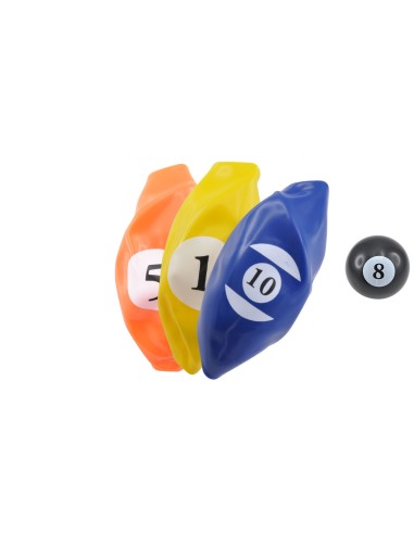 Pelota de colores billar - 12 cm