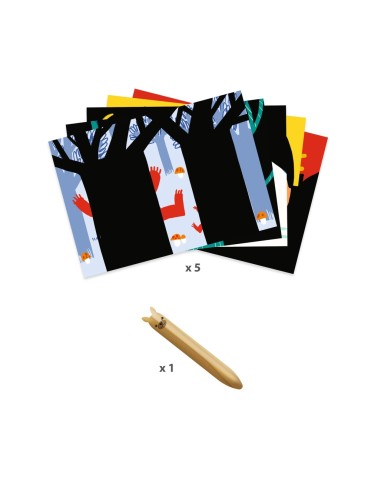 Cuadros para rascar - Animales para...