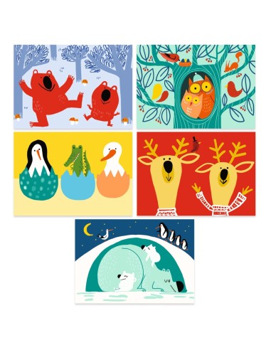 Cuadros para rascar - Animales para...