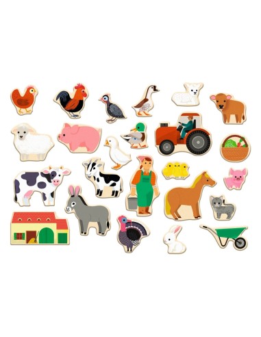 Animales de la granja magnéticos