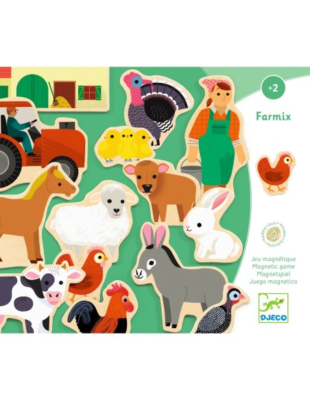 Animales de la granja magnéticos