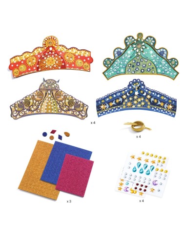 Manualidad DIY - Tiaras con mosaicos