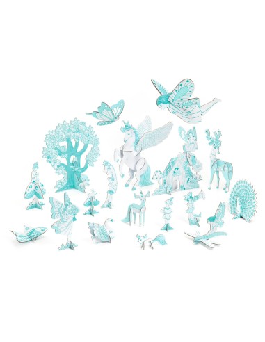 Monta y pinta el Mundo de las Hadas