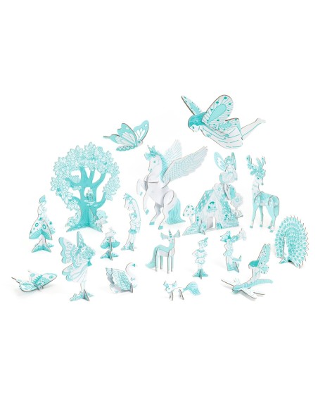 Monta y pinta el Mundo de las Hadas