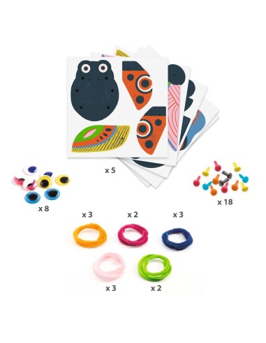 Hacer insectos con hilos de felpa