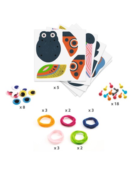 Hacer insectos con hilos de felpa