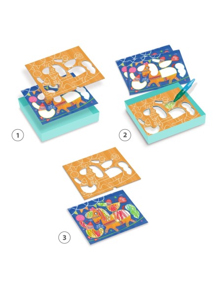 Color Stop - Dibujos para pintar con plantillas