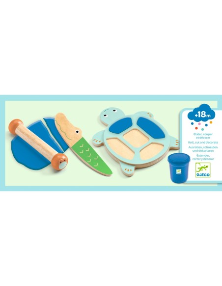 Herramientas para plastilina de madera - Selva