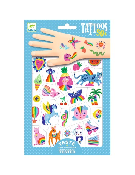 Tatuajes infantiles - Arcoíris