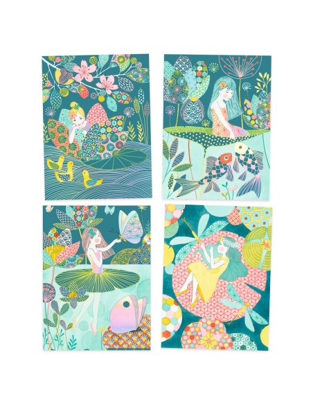 Cuadros para rascar - El Estanque