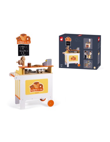 La Crepería Móvil Crêpes & Co. de madera