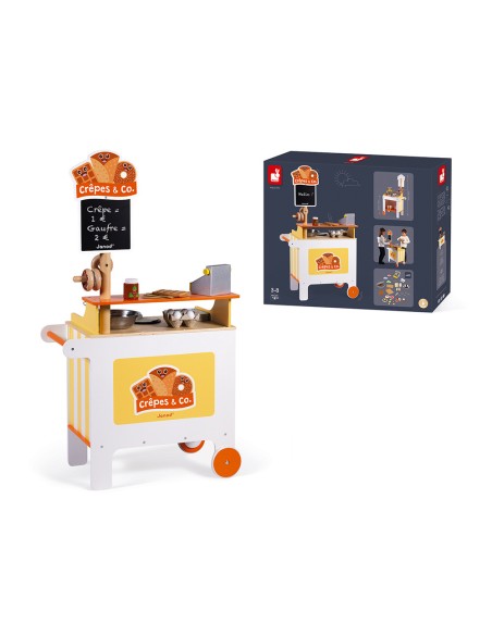 La Crepería Móvil Crêpes & Co. de madera