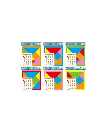 Tangram de goma eva