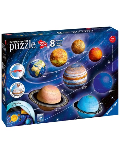 El Sistema Planetari 3D - Puzle 522 pcs.