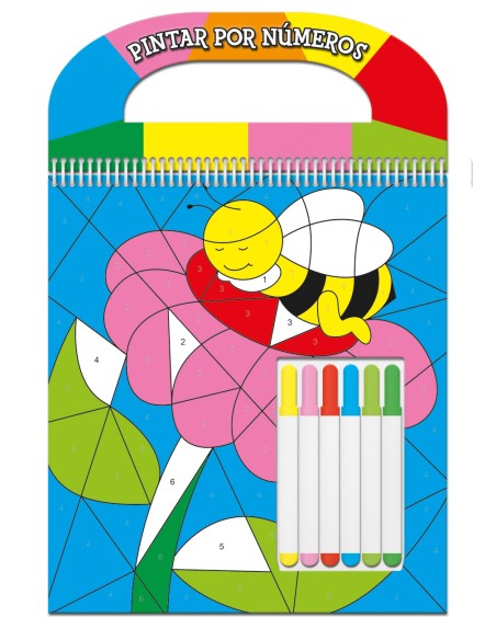 Pintar por números con rotuladores