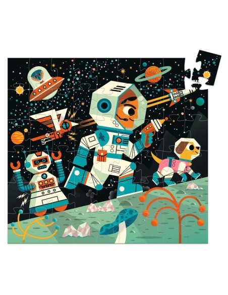 Puzle Silueta Nave Espacial - 54 pzs.