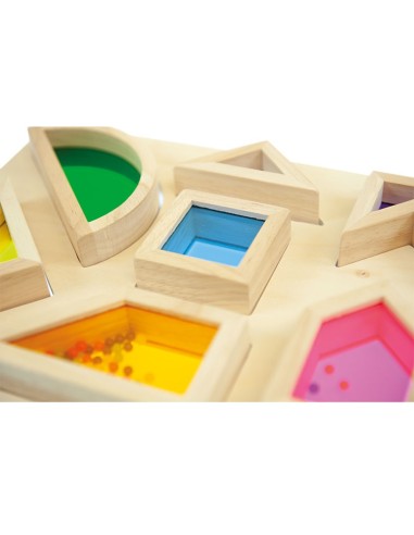 Puzle translúcid de formes