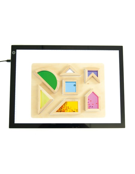 Puzle translúcid de formes