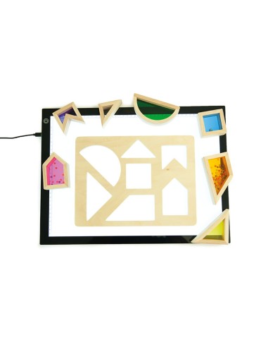 Puzle translúcid de formes