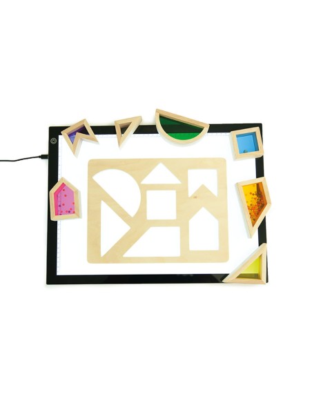 Puzle translúcid de formes